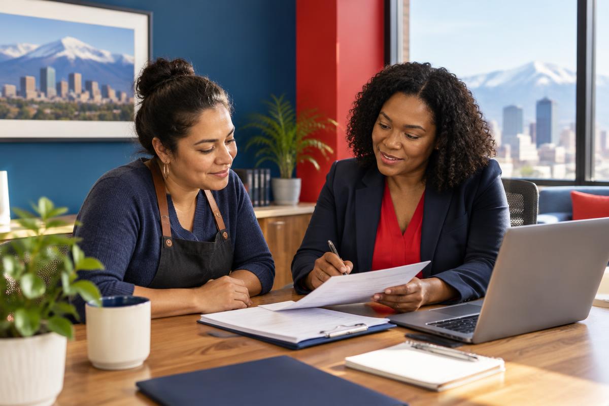 Small business owners planning their financing